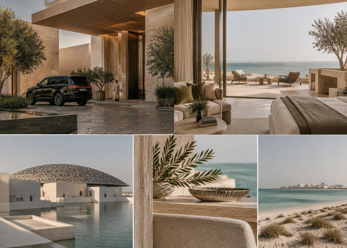 Abu Dhabi luxury stay and Saadiyat cultural planning
