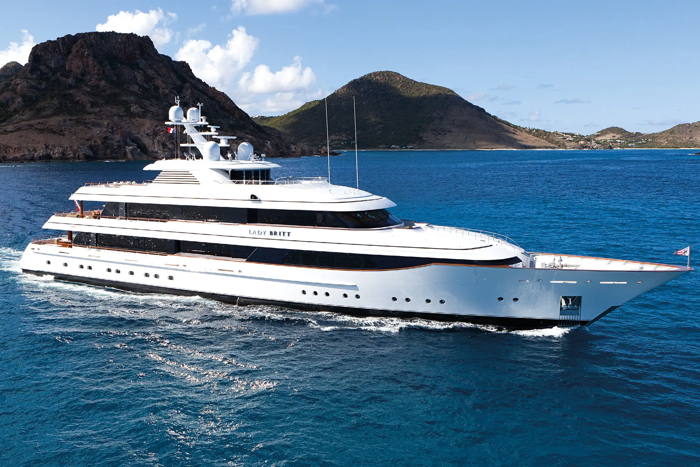 LADY BRITT 63m Feadship superyacht for charter