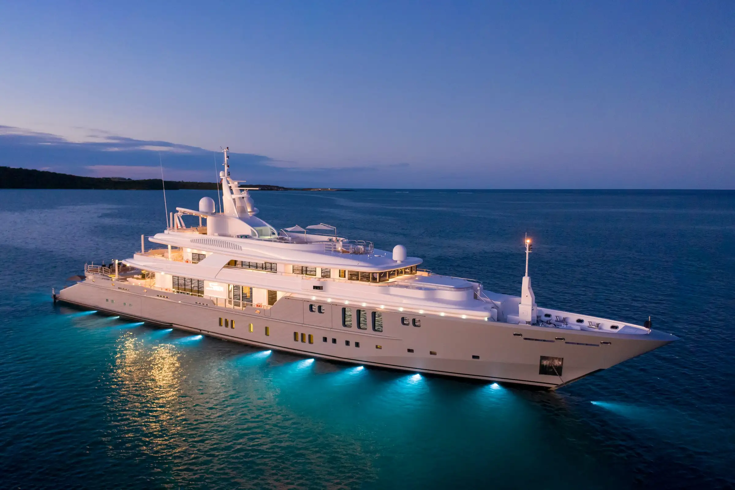 SIREN 73.5m Nobiskrug superyacht for charter