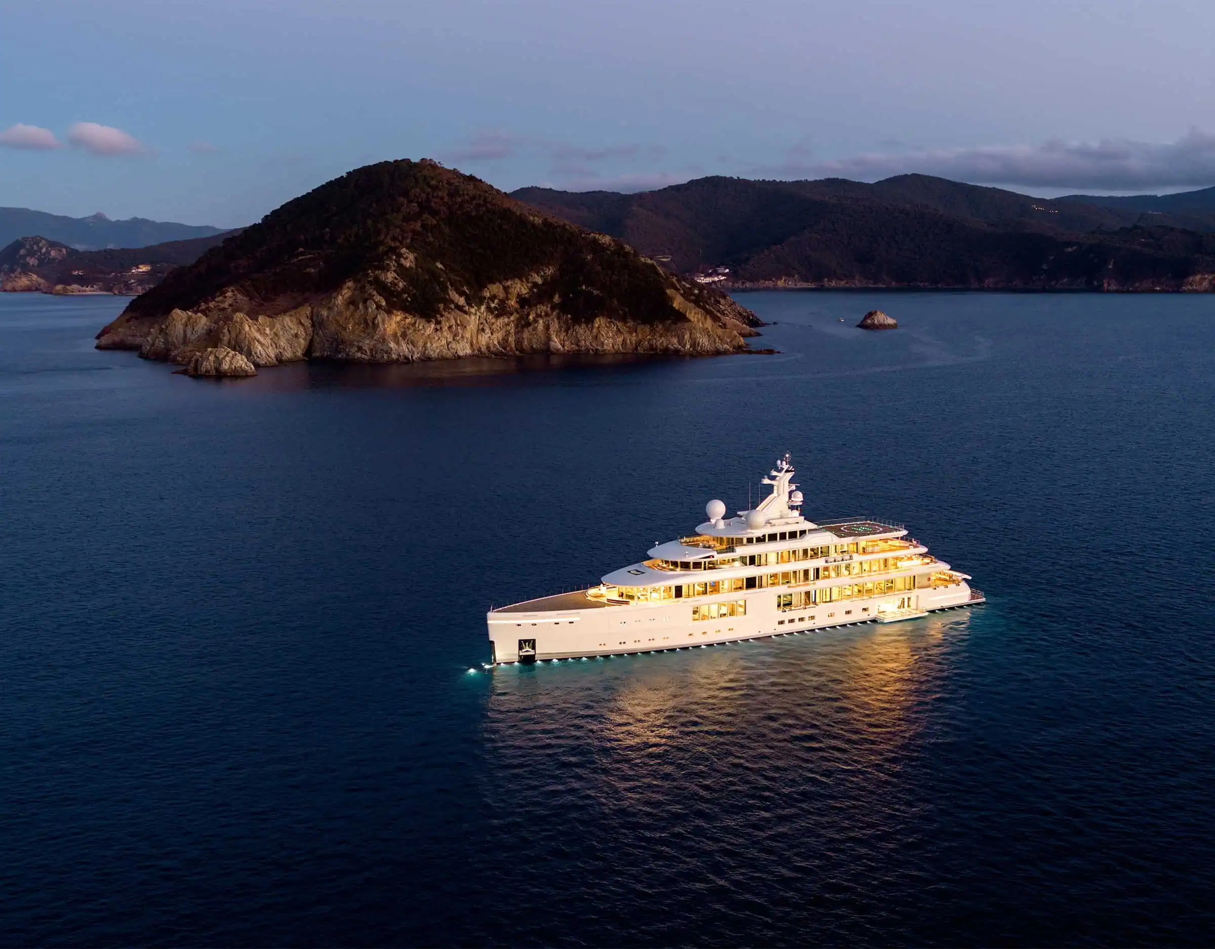 Superyacht construction associated with Benetti, Italy