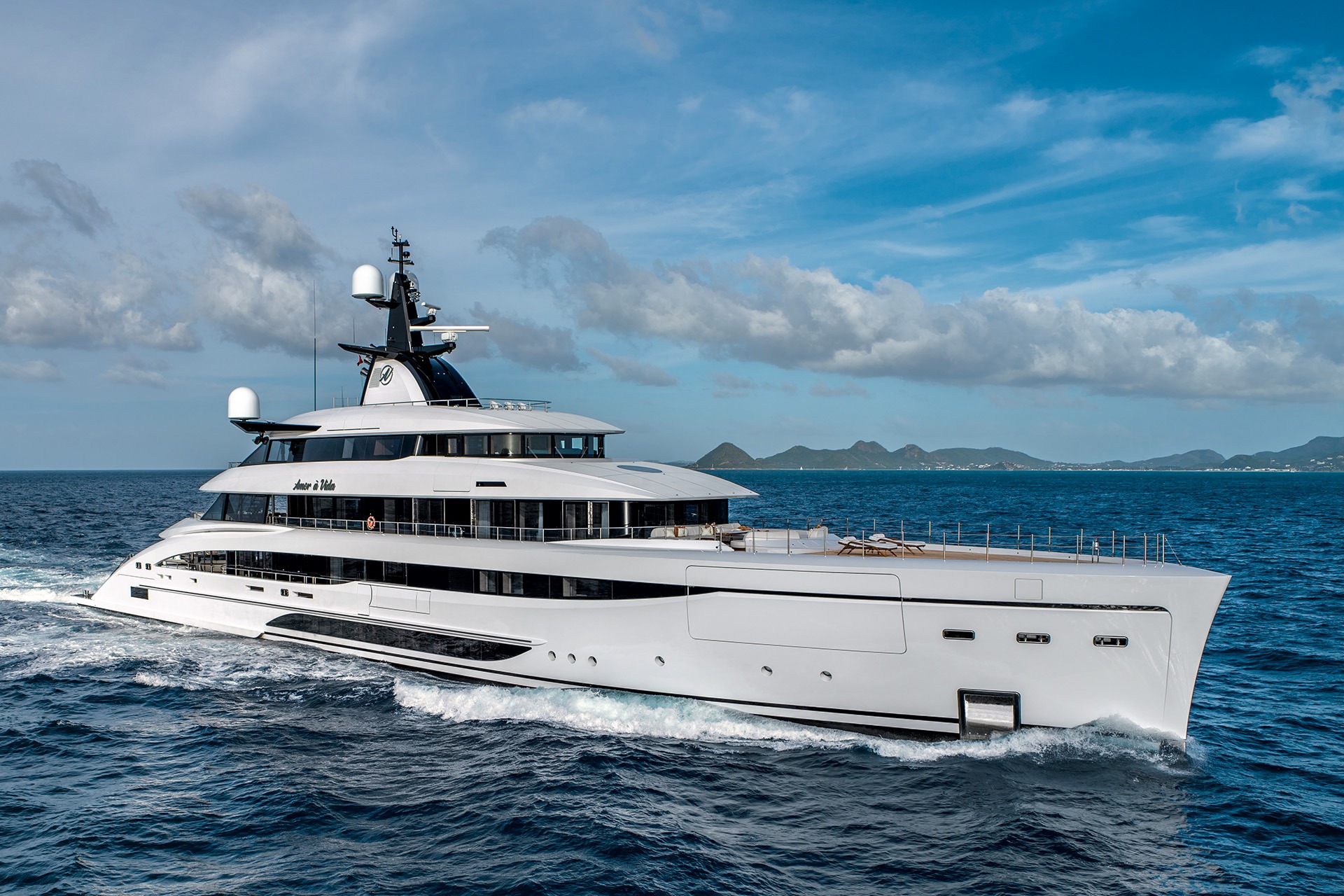 Superyacht construction associated with CRN, Italy