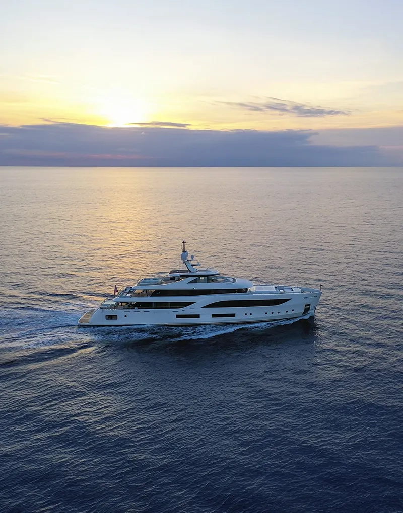 Superyacht construction associated with Baglietto, Italy