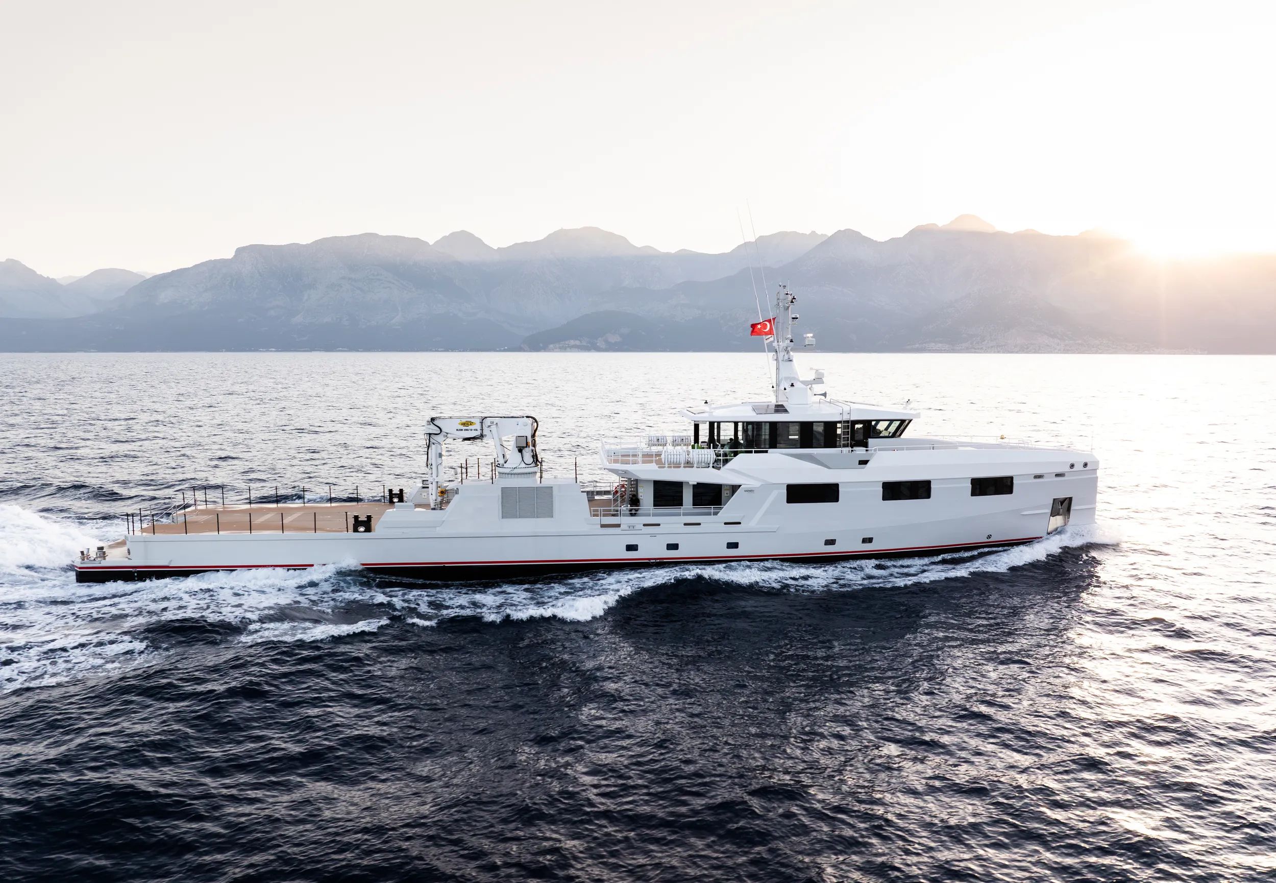 Superyacht construction associated with Damen Yachting, Netherlands