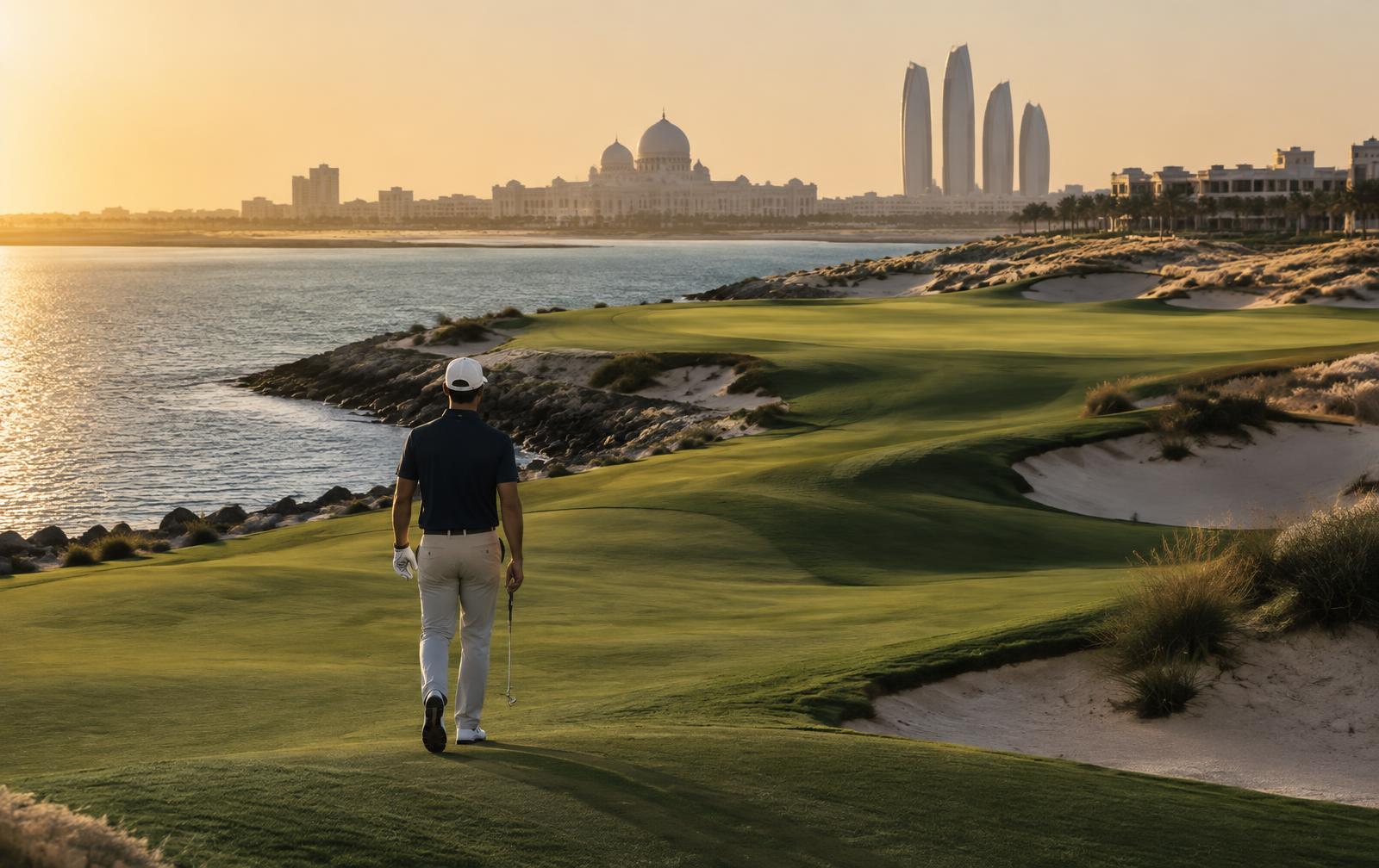 Cinematic coastal golf at Yas Links Abu Dhabi