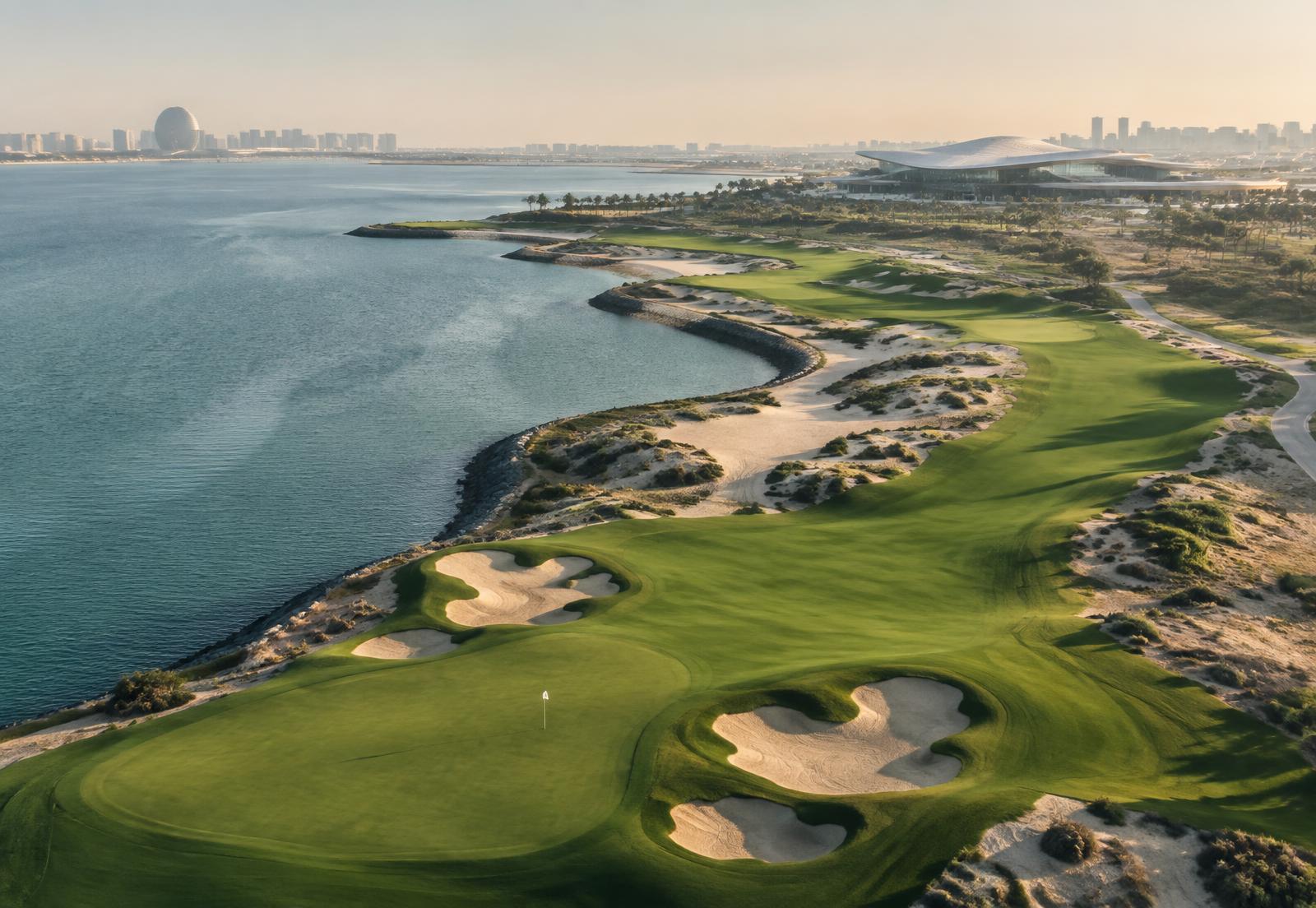 Yas Links-inspired coastline golf course in Abu Dhabi