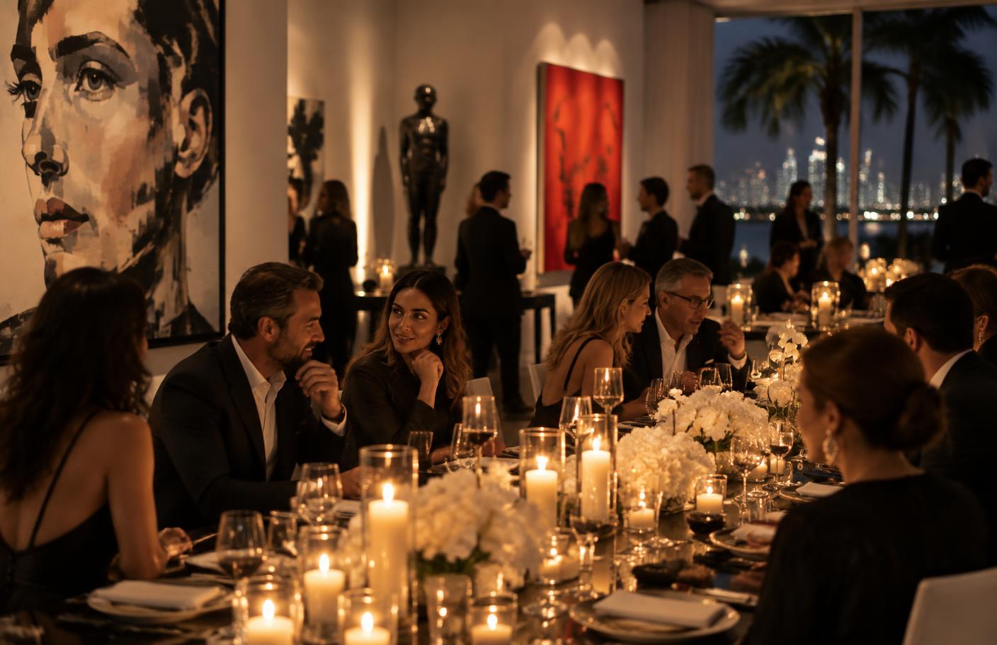 Miami Art Week collector concierge setting