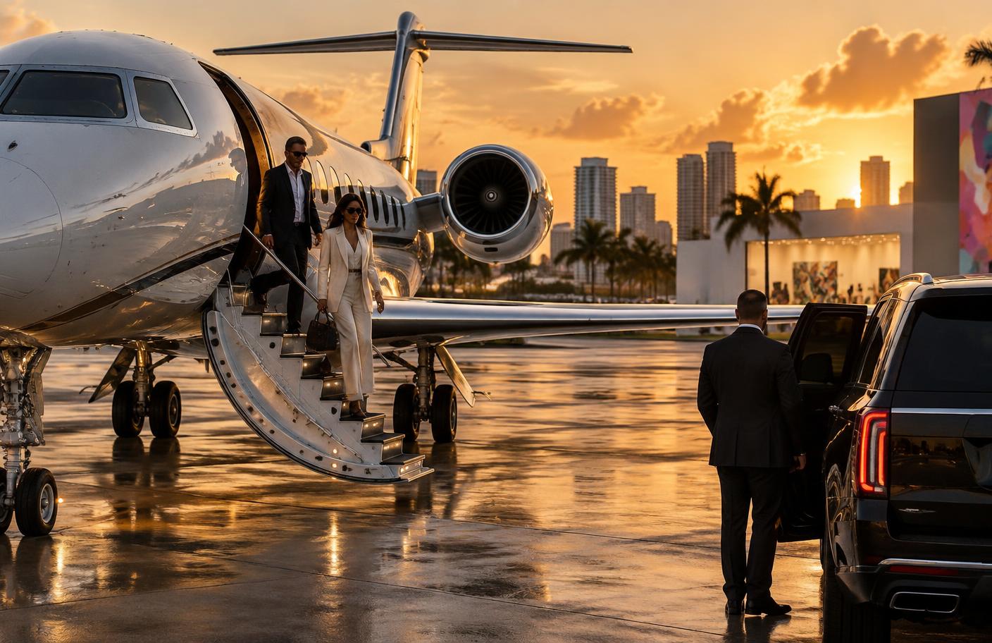 Miami Art Week collector concierge setting
