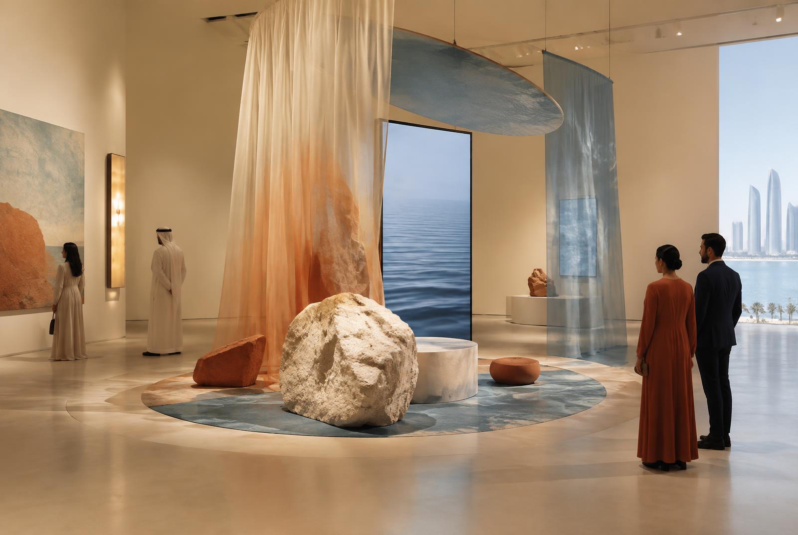 Editorial Frieze Abu Dhabi concierge setting
