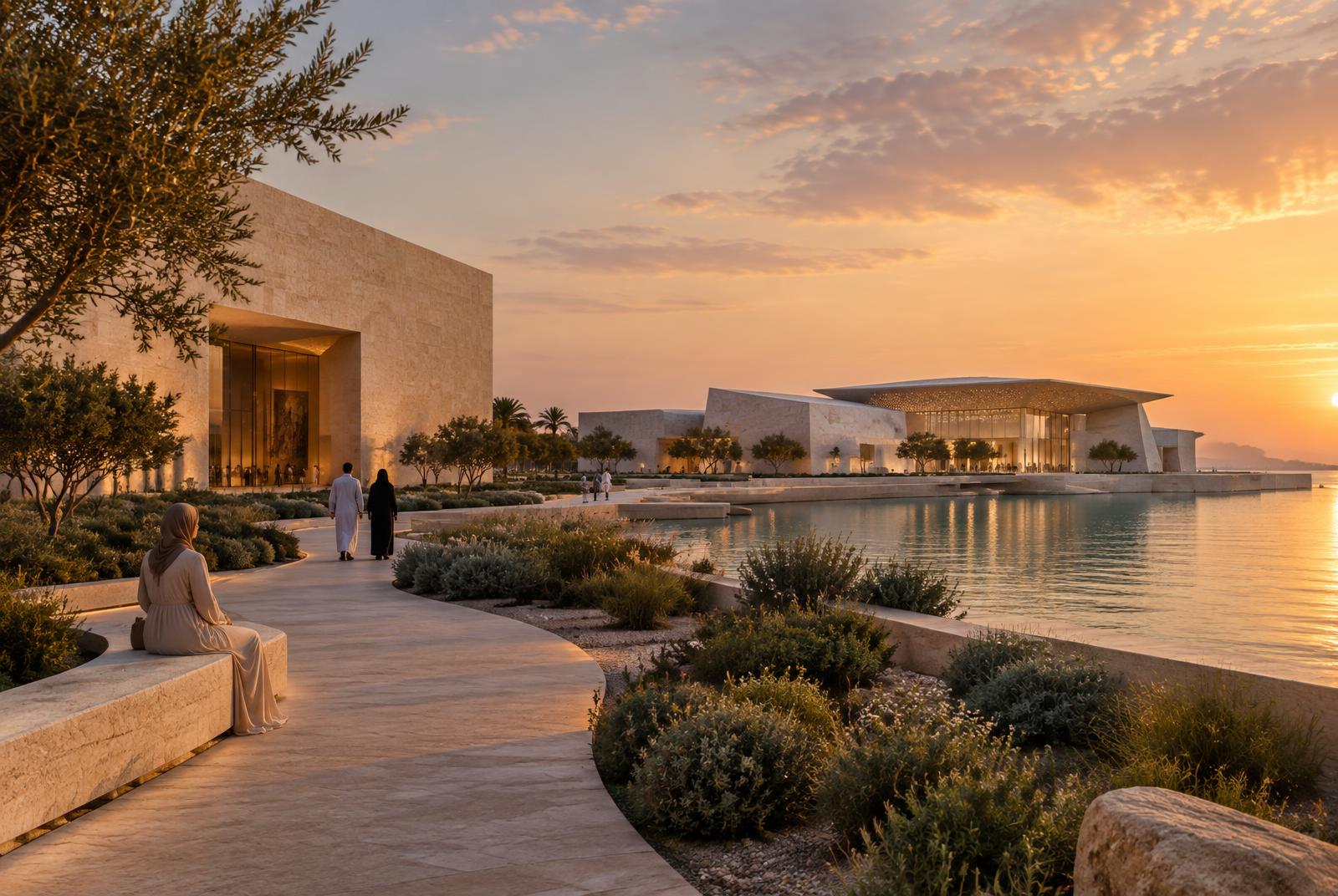 Editorial Frieze Abu Dhabi concierge setting