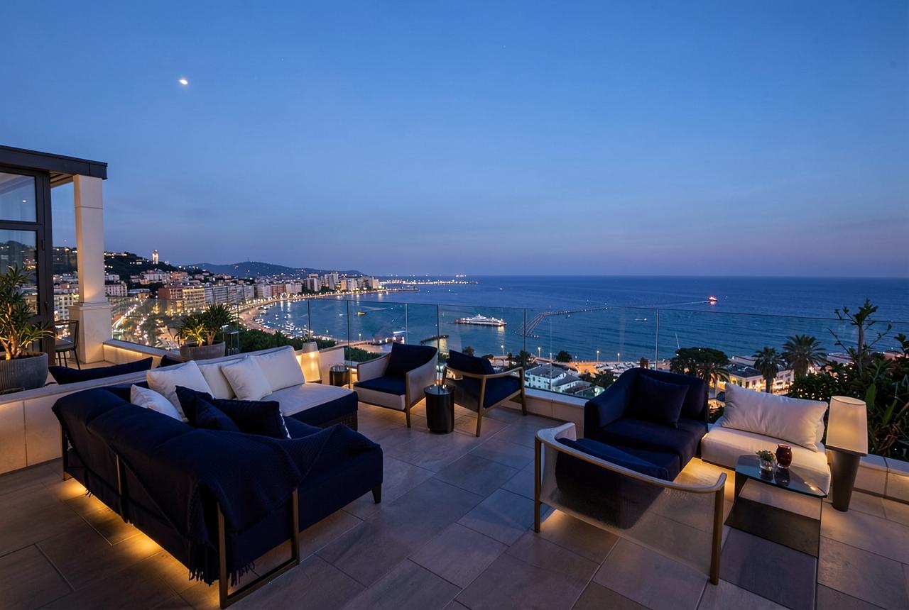 Bar in Cannes centre, Cannes — Client drinks