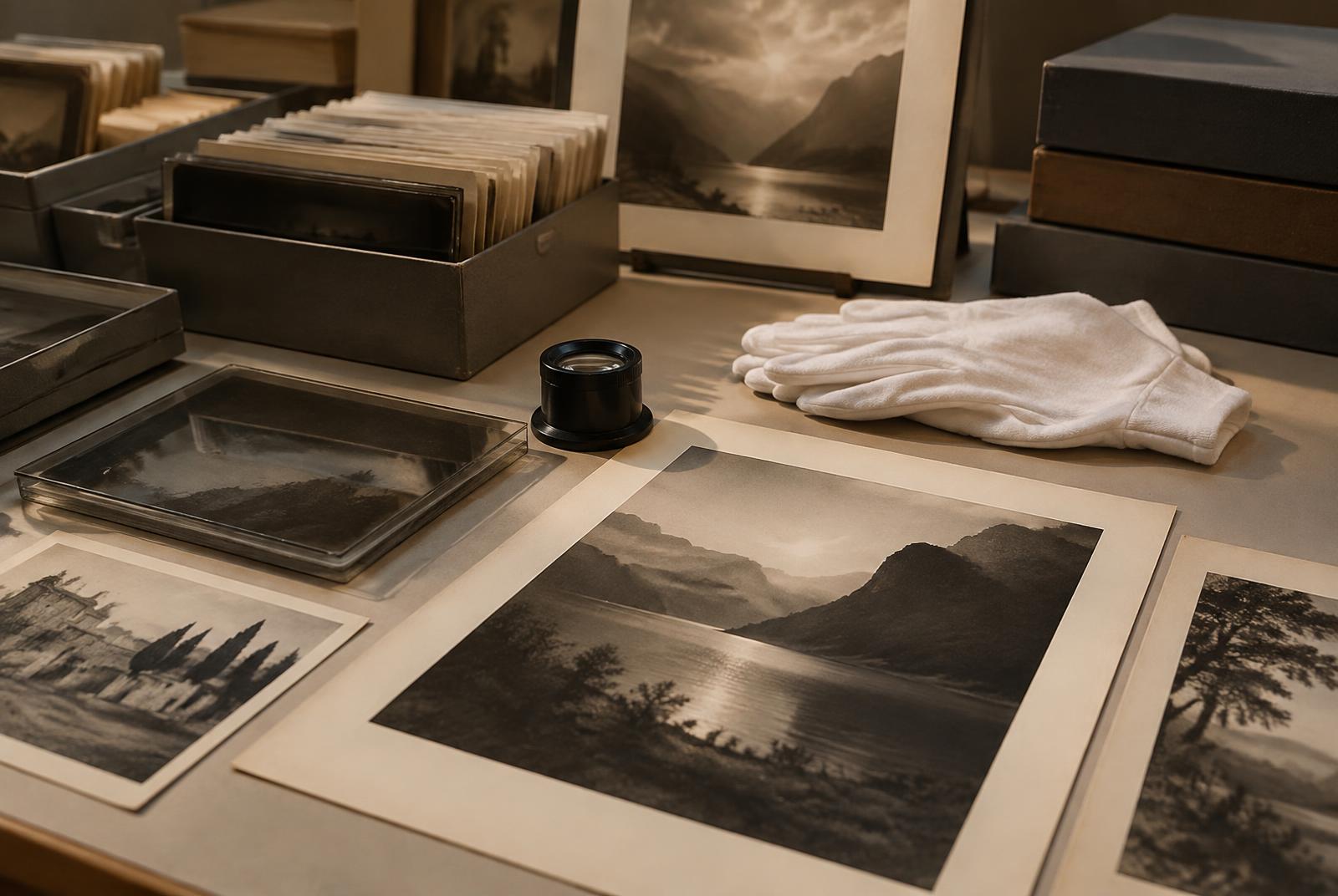 Archival photographic prints and preservation materials