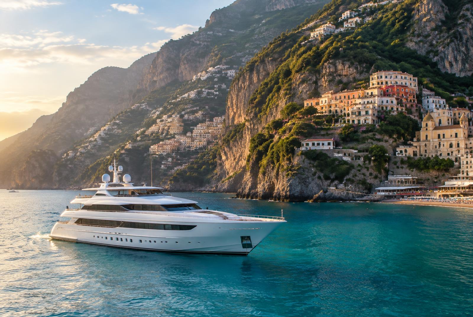 Superyacht charter in Amalfi Coast