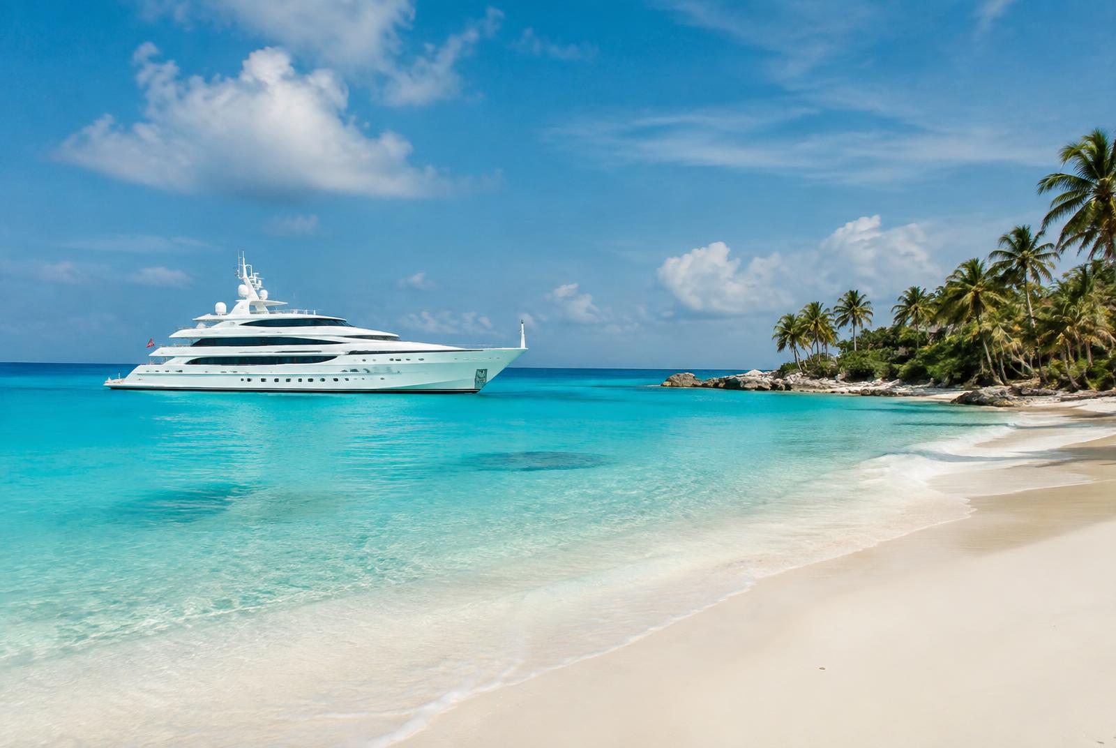 Superyacht charter in Caribbean
