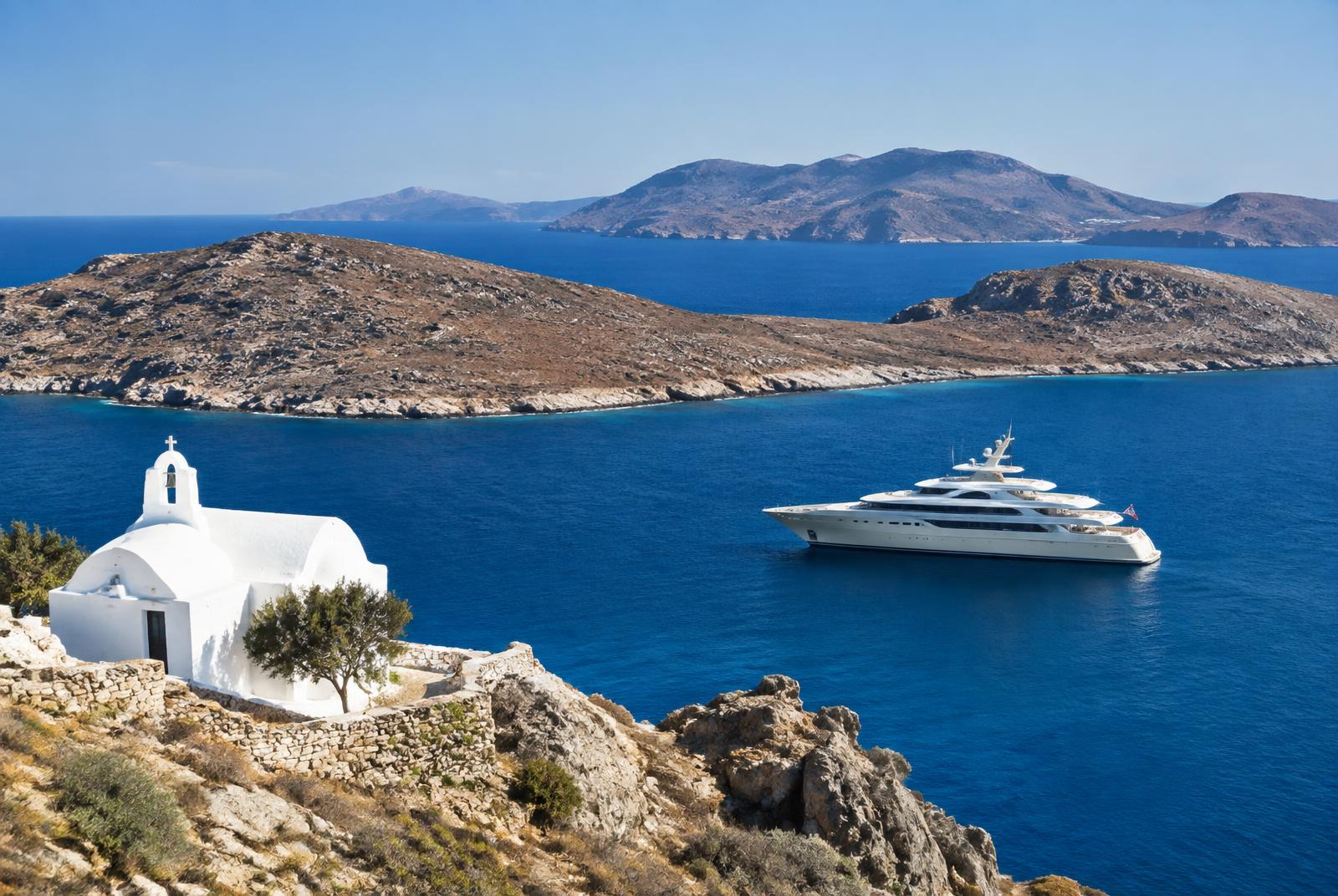 Superyacht charter in Greece