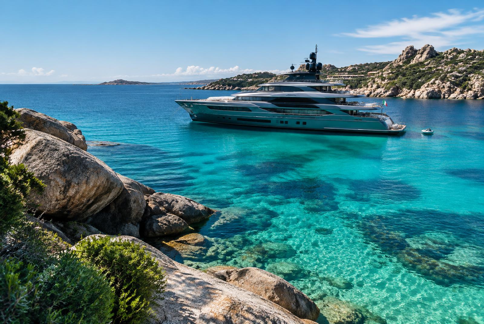 Superyacht charter in Sardinia